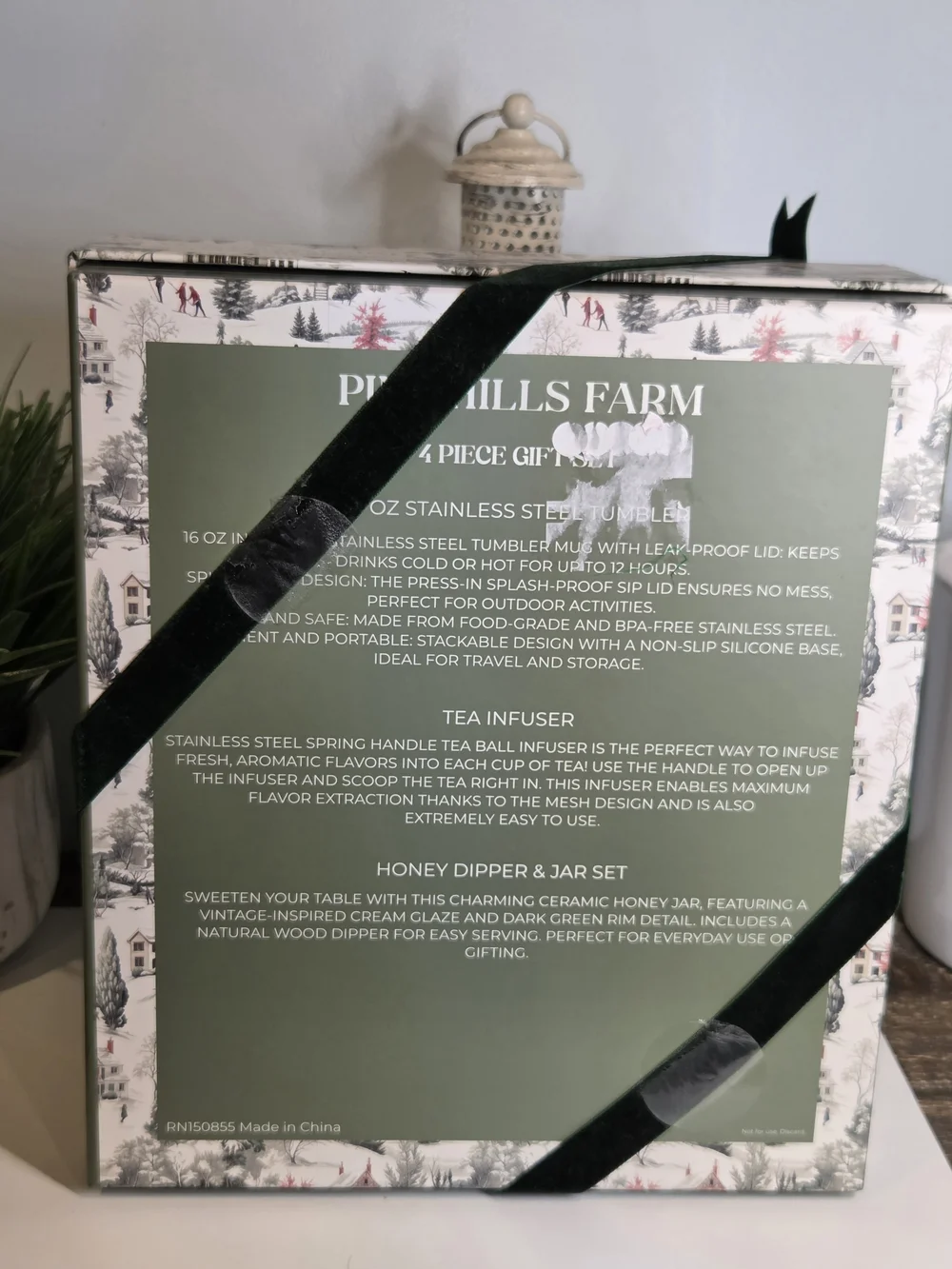 Pine Hills Farm Tea Gift Set with Tumbler
